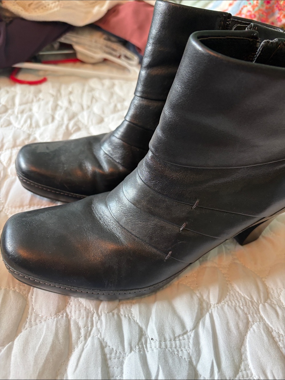 Clark Artisan Active Air Black Short Boots